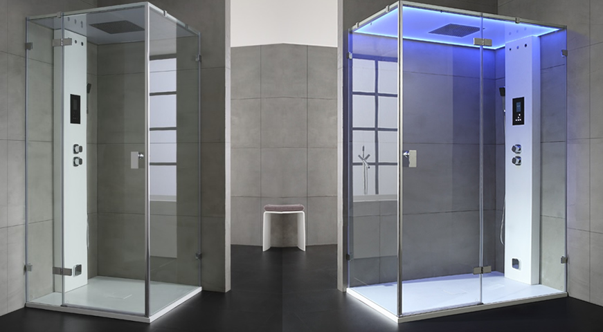 90x90cm und 150x90cm 2 Personen-Kabine